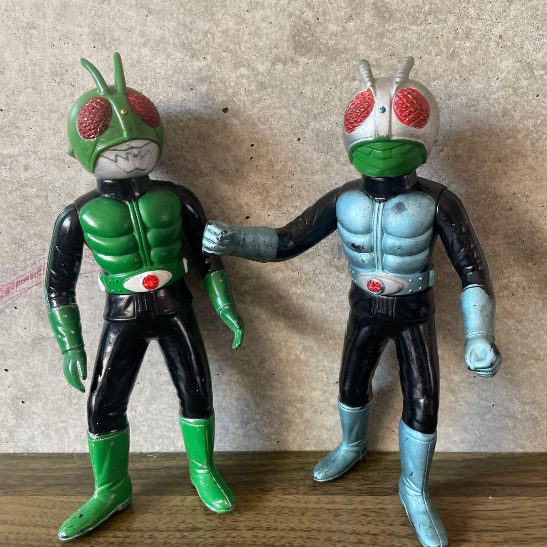 当時物仮面ライダー１号ソフビミドルサイズ