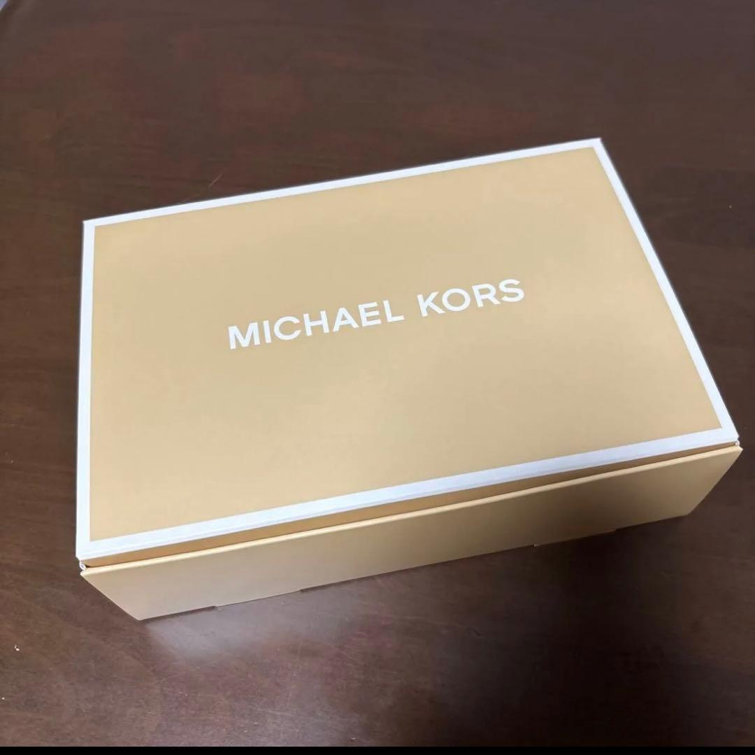 MICHAEL KORS 二つ折り2way財布 ベージュ/ピンク