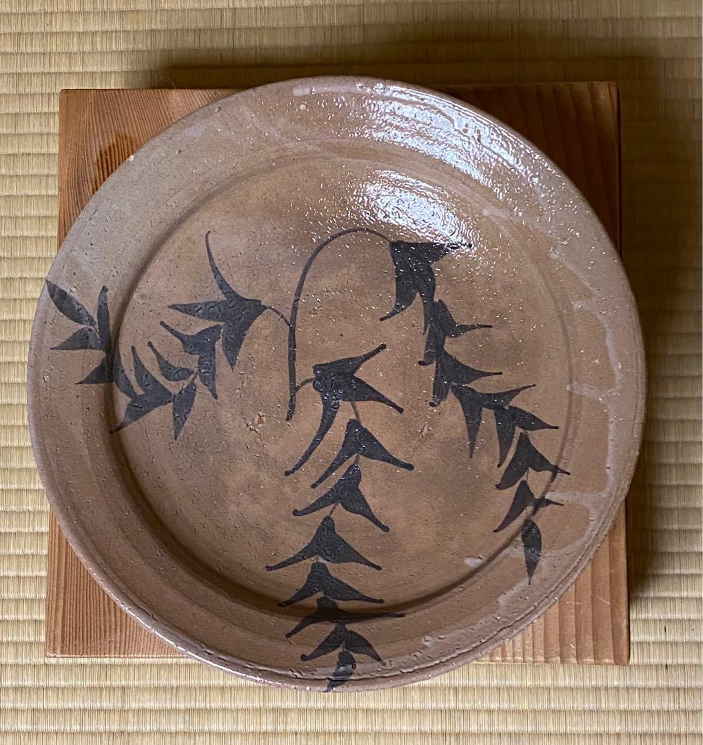 十二代中里太郎右衛門　絵唐津　額皿　大皿　レア商品　共箱付