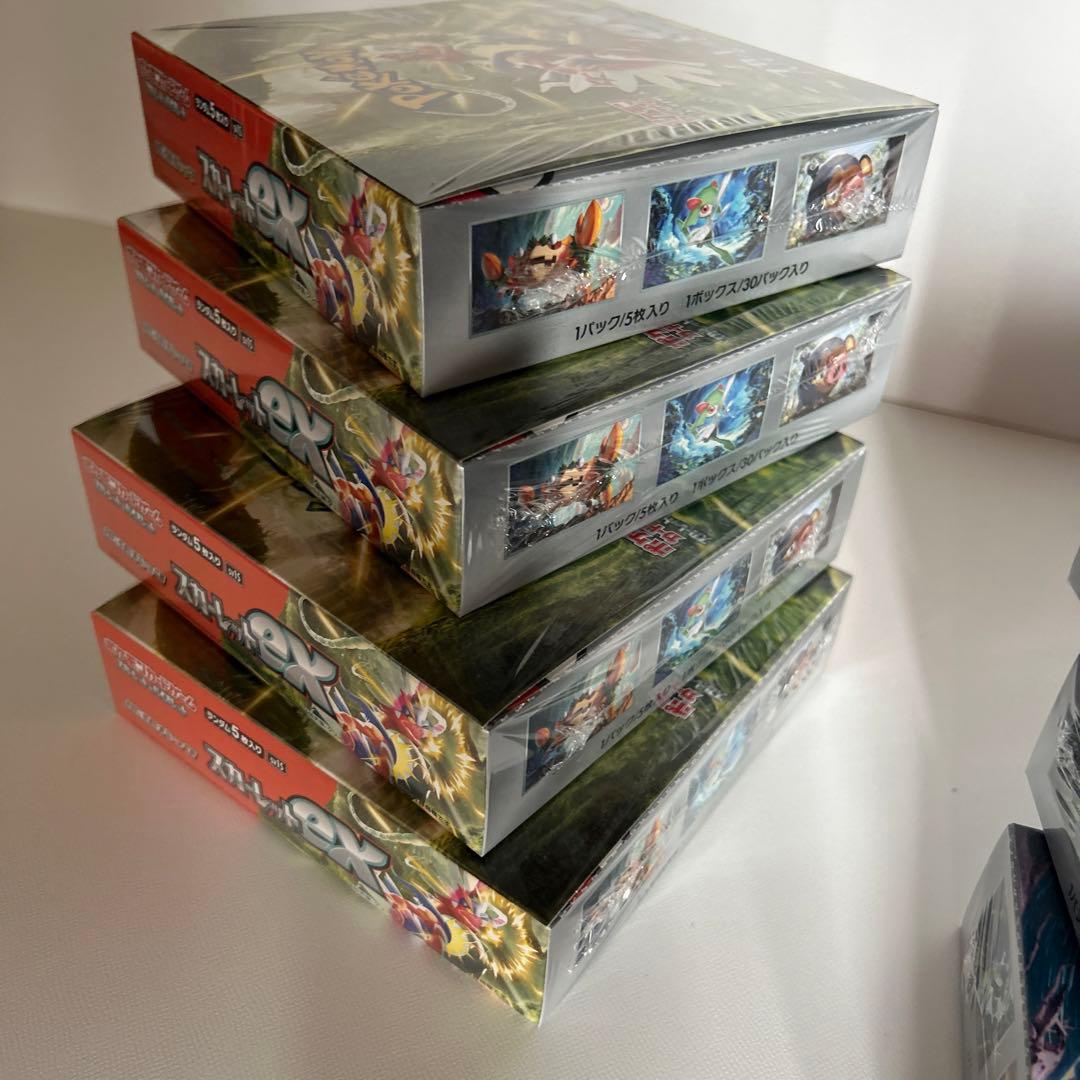 【 未開封 】スカーレットex  バイオレット ex 各4BOX シュリンクつき