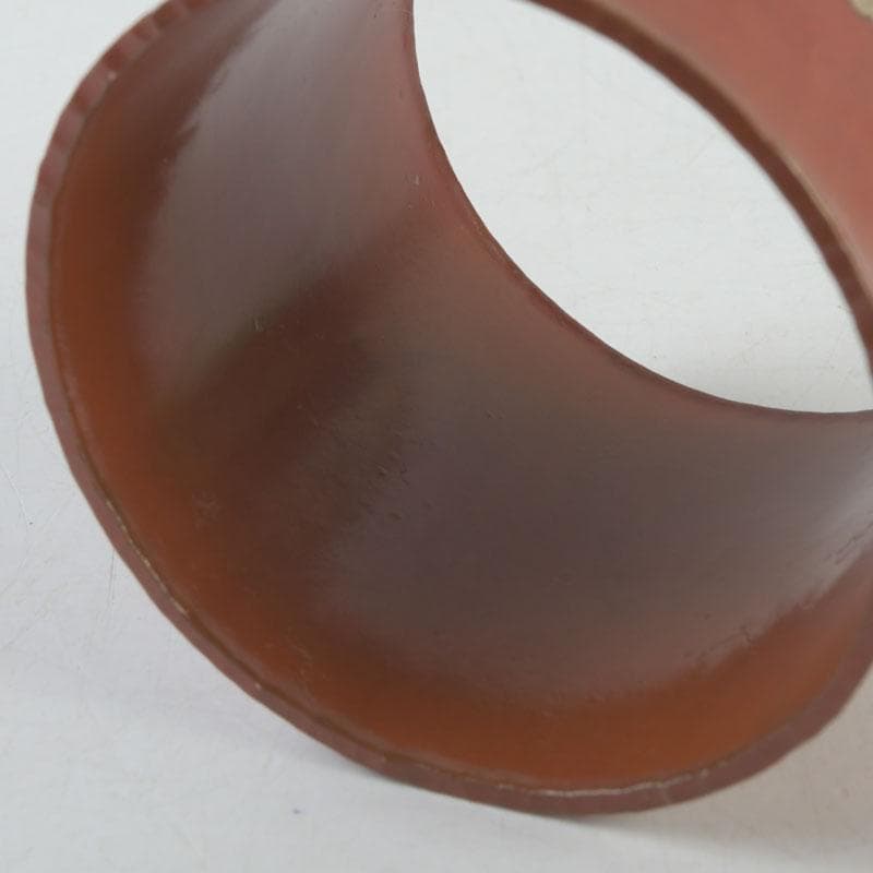 茶道具　銅製　鬼頭正信作　蓋置　共箱　V　9261