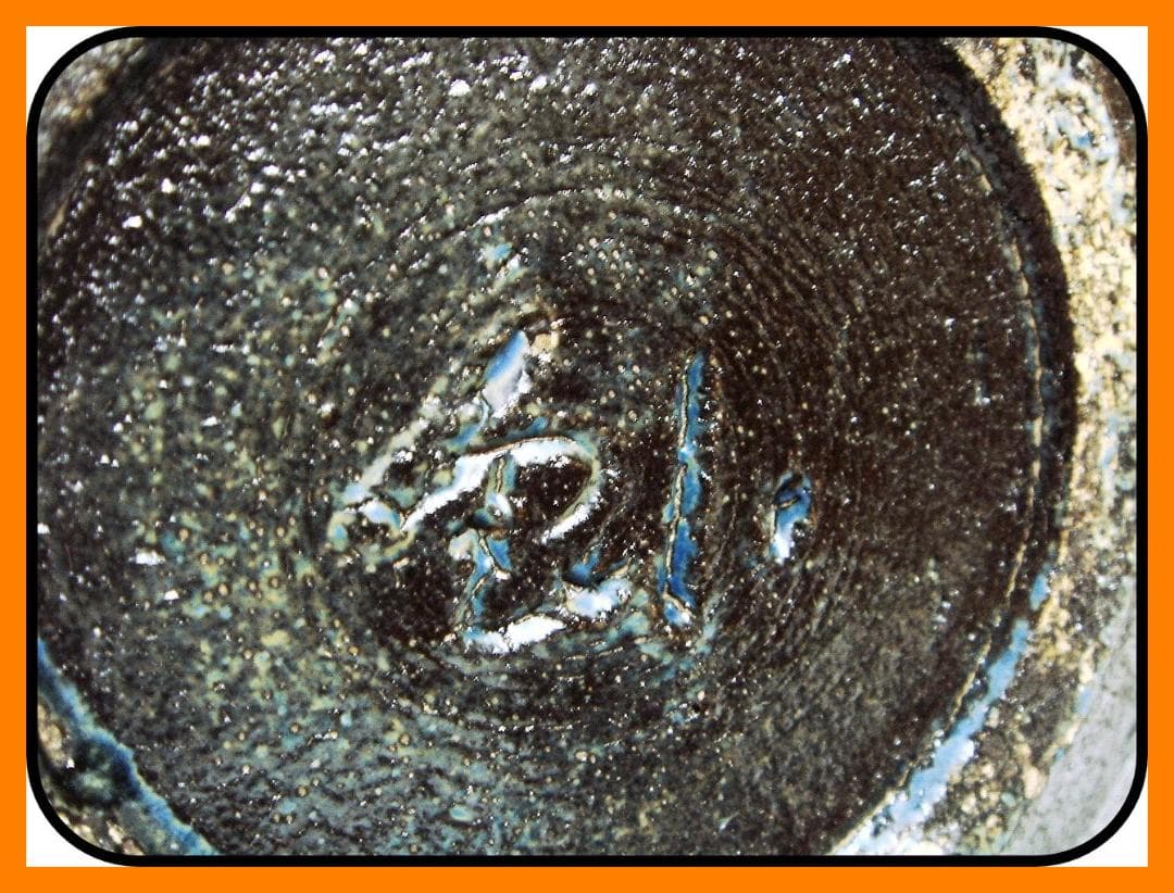 425『蝶 花入 花瓶 共箱』　/骨董品 古美術 古玩 アンティーク