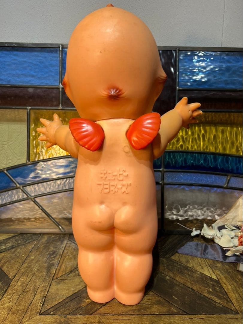 キューピーマヨネーズ 赤羽 な人形 レア 希少 昭和レトロ 53cm