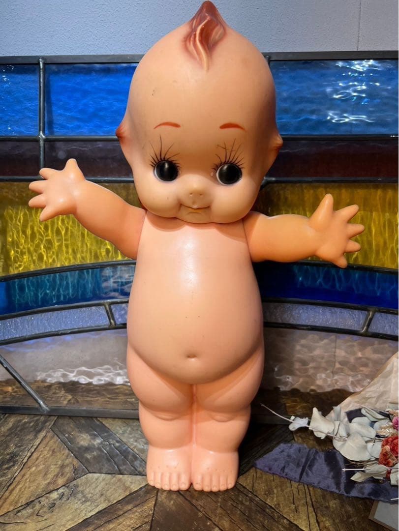 キューピーマヨネーズ 赤羽 な人形 レア 希少 昭和レトロ 53cm