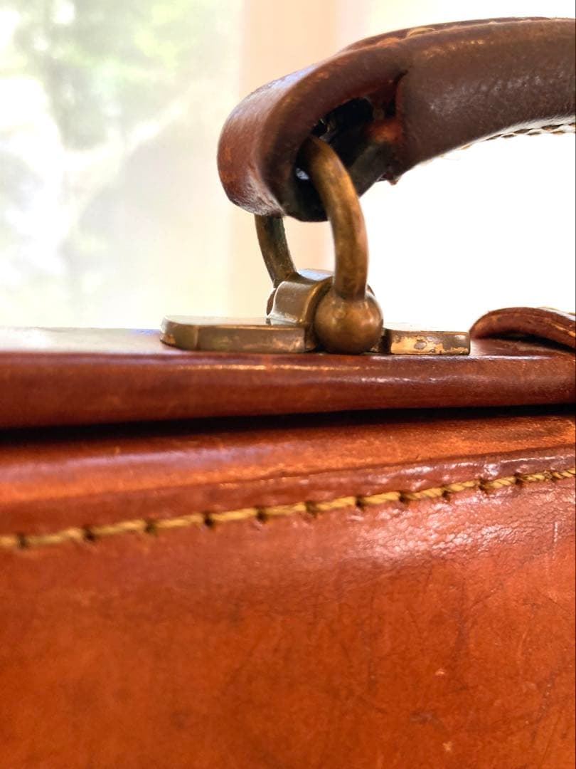 【希少】 鍵付きPAPWORTH パップワース 本革 ダレスバッグ