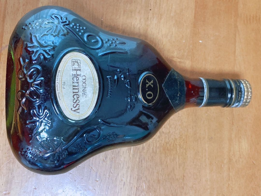 Hennessy X.O. コニャック　金キャップ　箱入り　未開栓