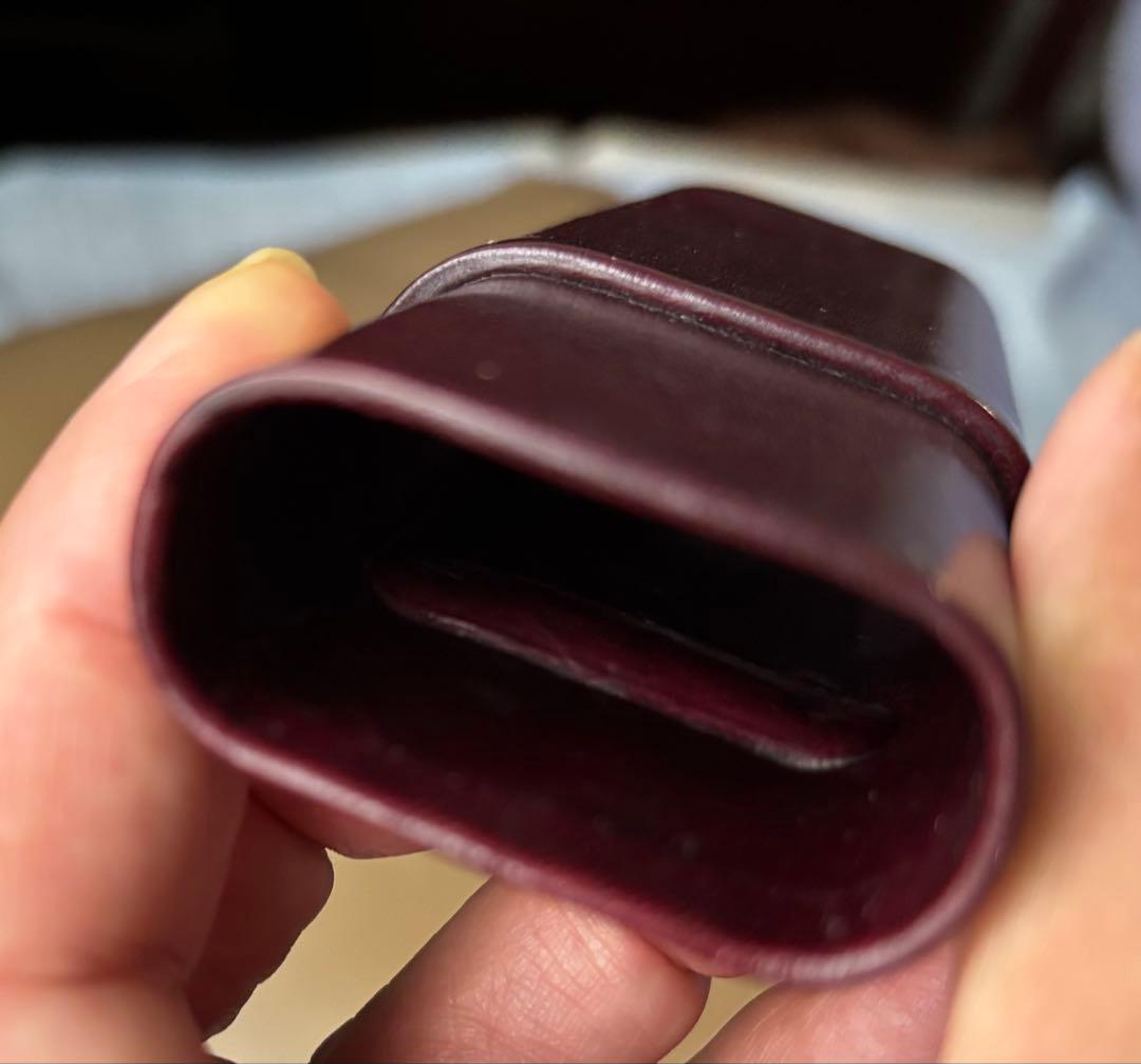 Montblanc モンブラン　イタリアフローレンス製ボルドーカラーペンポーチ