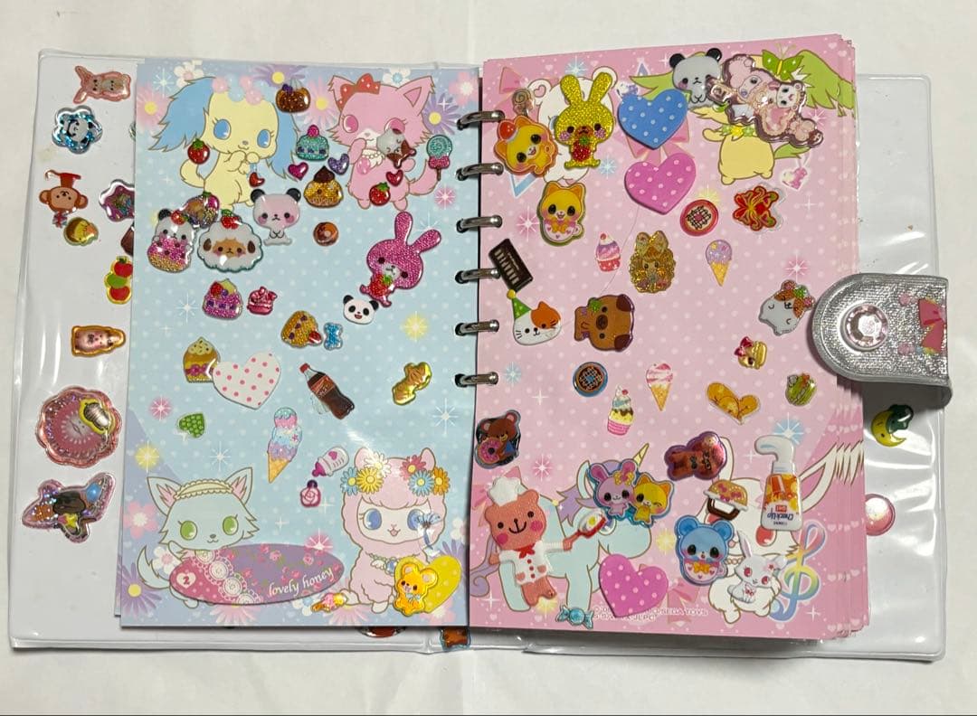 【完成品】★希少 レア時物★ジュエルペット シール帳 バインダー付き 平成女児