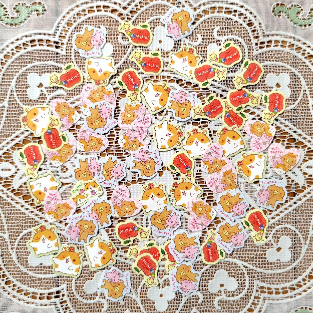 平成レトロ　ハムちゃんズワールドシールセット