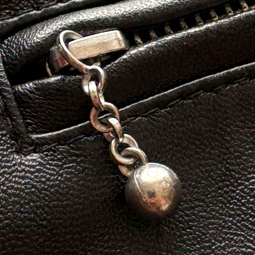 ★美品 Lサイズ★ アーバンリサーチ シングルライダース 羊革 ダブルジップ 黒