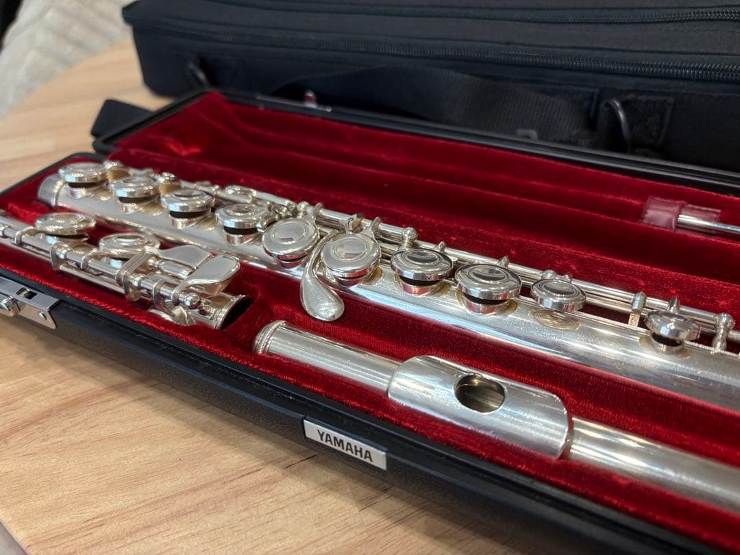 【ヤマハフルートYFL311】 頭部管銀製　Eメカ付き