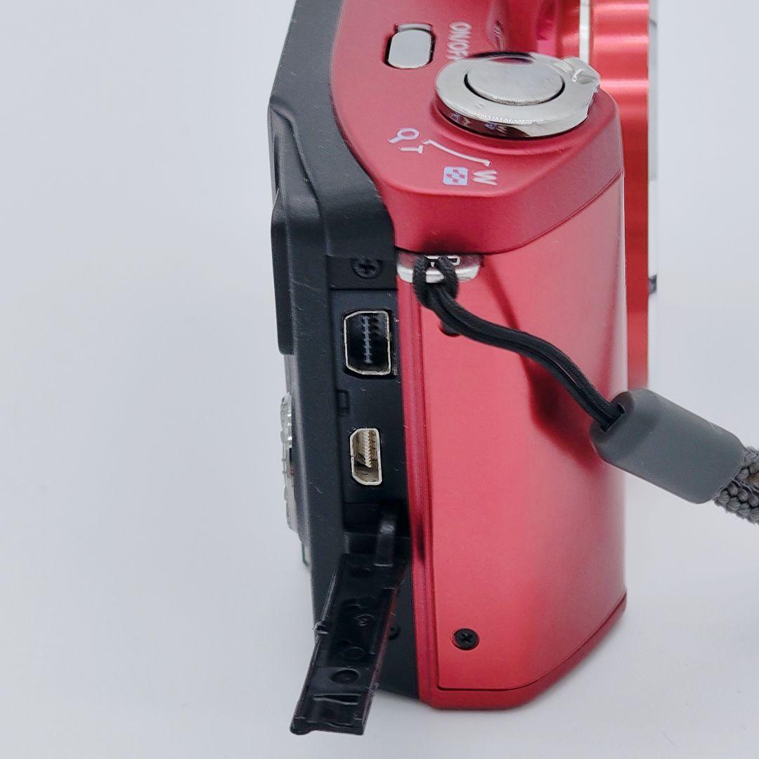 【動作確認済み】OLYMPUS SZ-14 デジタルカメラ レッド 24倍ズーム