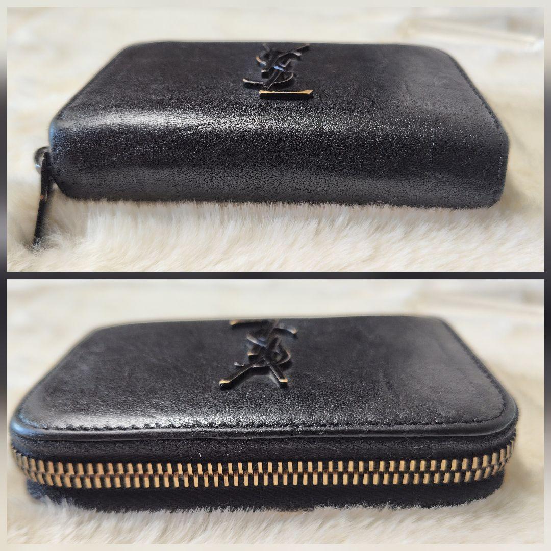 Yves Saint Laurent カサンドラ クロコ型押し ケース