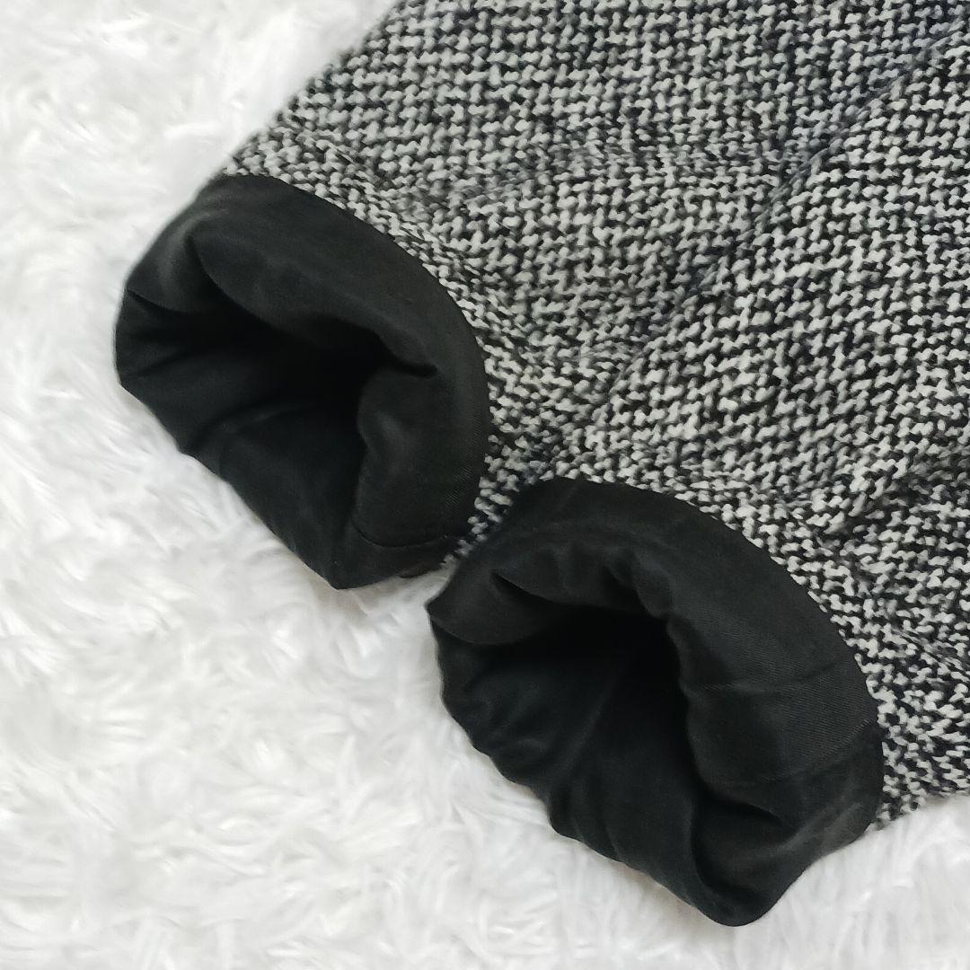 24AW完売品✨マカフィー ブロークンツイードオーバーサイズドコート 34