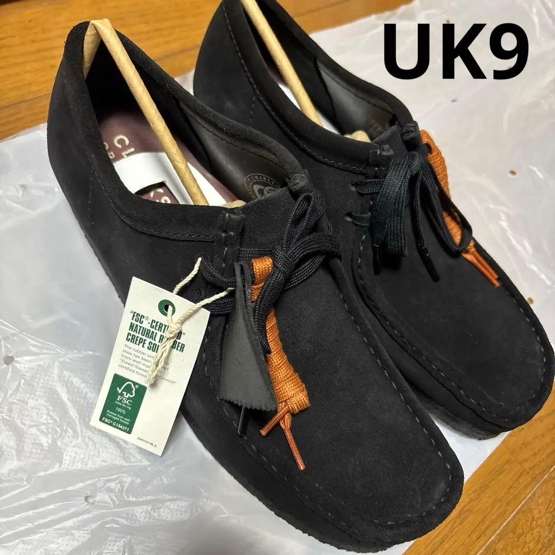 CLARKS クラークス ワラビー ブラック UK9 新品
