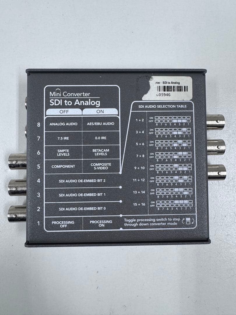 RepBM Mini Converter SDI to Analog②3台
