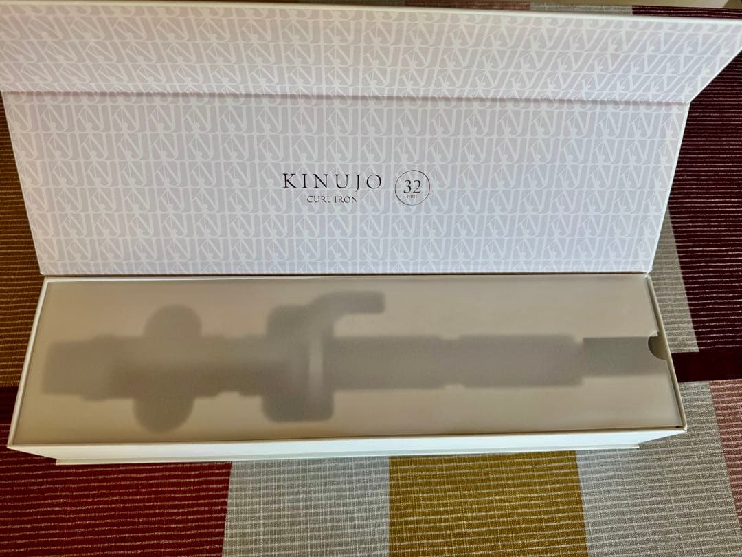 新品未使用！KINUJO カールアイロン 32mm 絹女 ホワイト