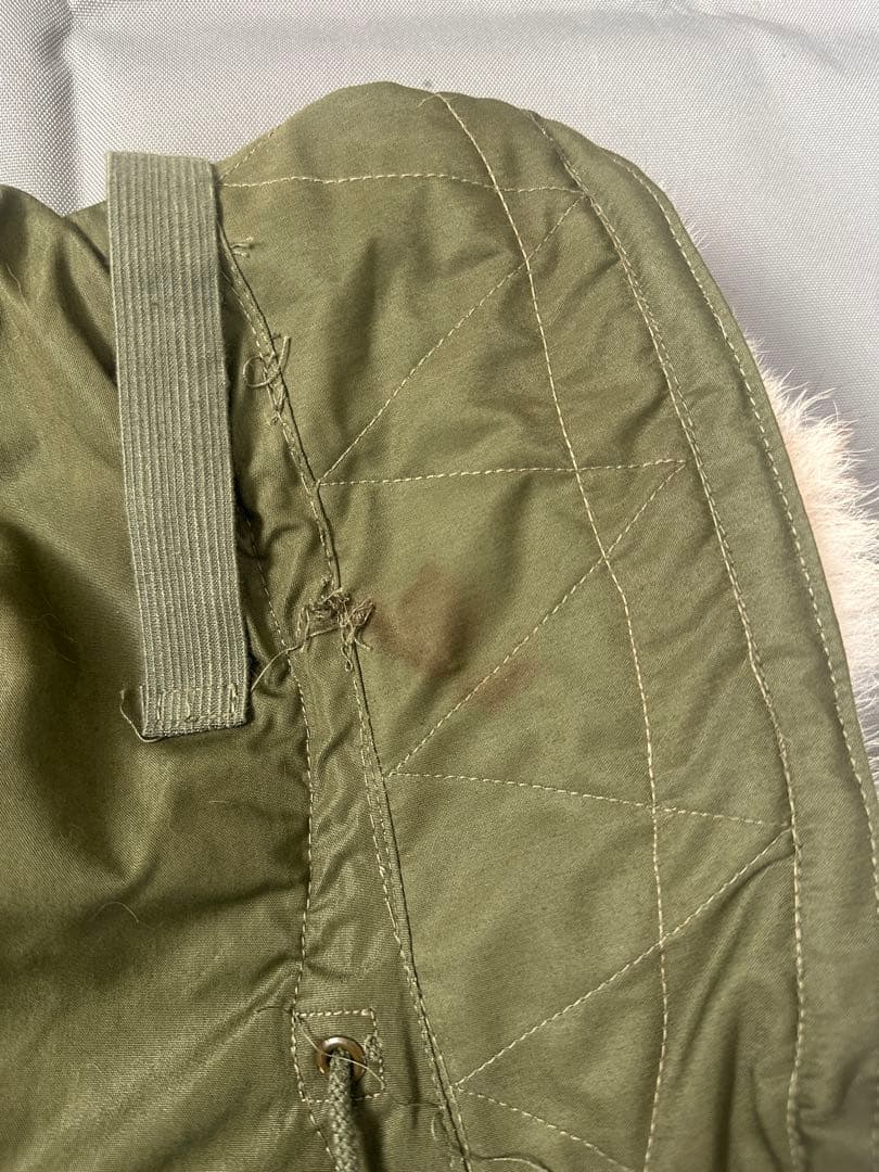 M-51 モッズコート用フード　緑タグ