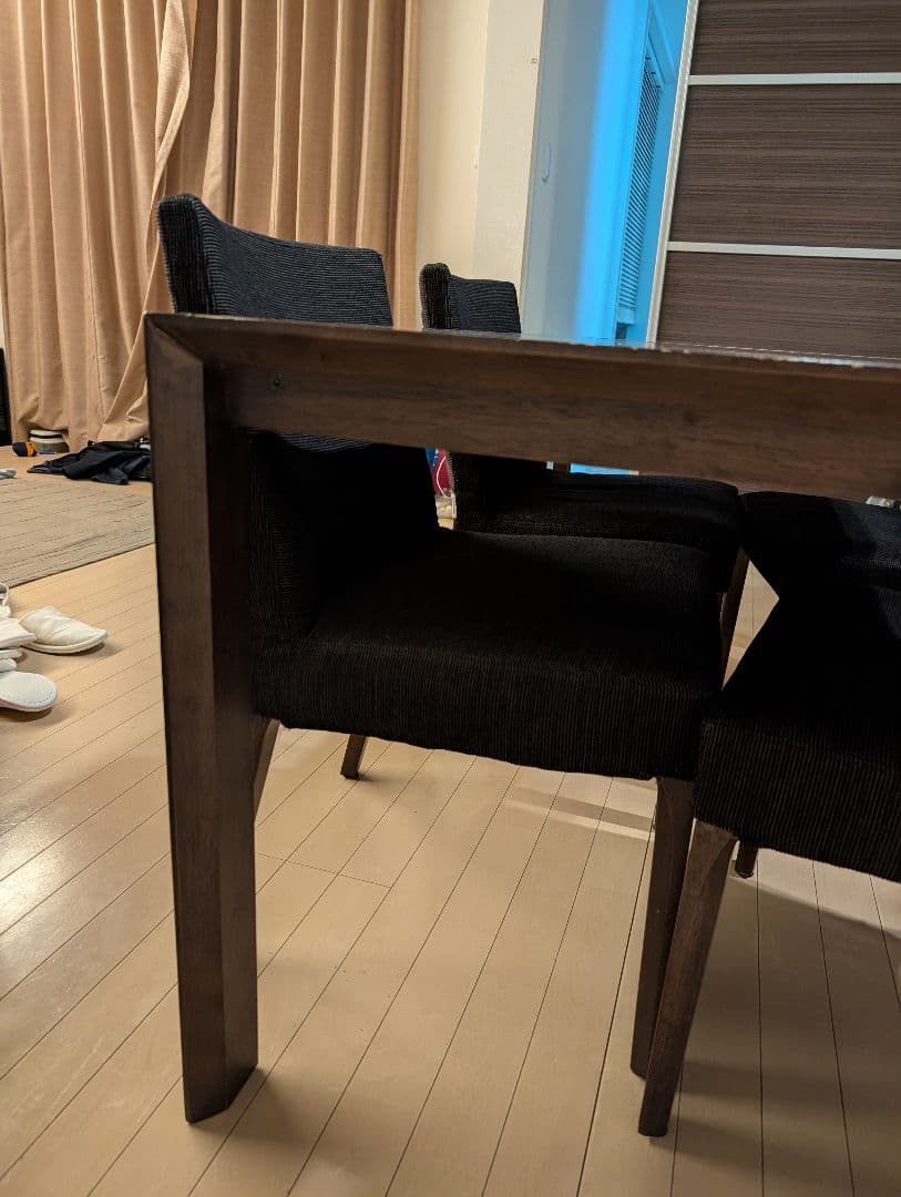 カリモク Diretore ダイニングテーブル 耐熱 木製 高級 ブラウン