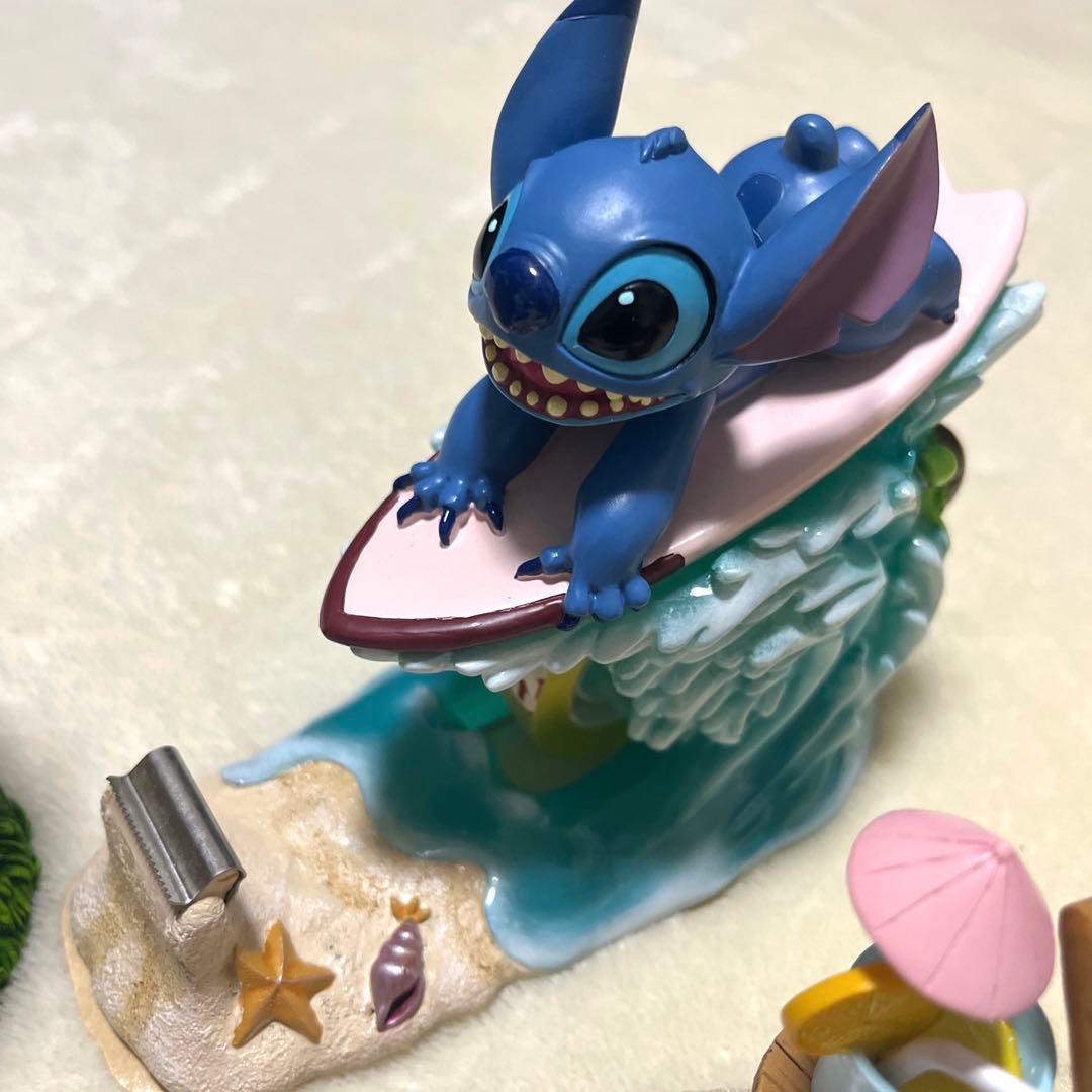 スティッチ　ステーショナリー　置物セット