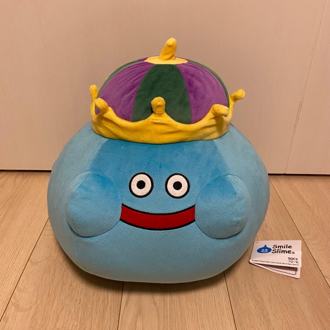 新品タグ付き 平成レトロ スマイルスライム キングスライム ぬいぐるみ Lサイズ
