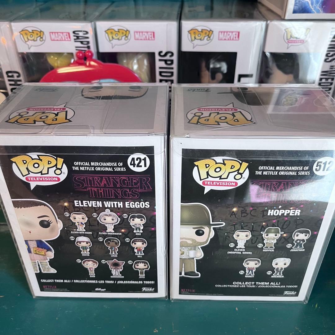 ストレンジャーシングス FUNKOPOP イレブン　ホッパー　CHASE セット