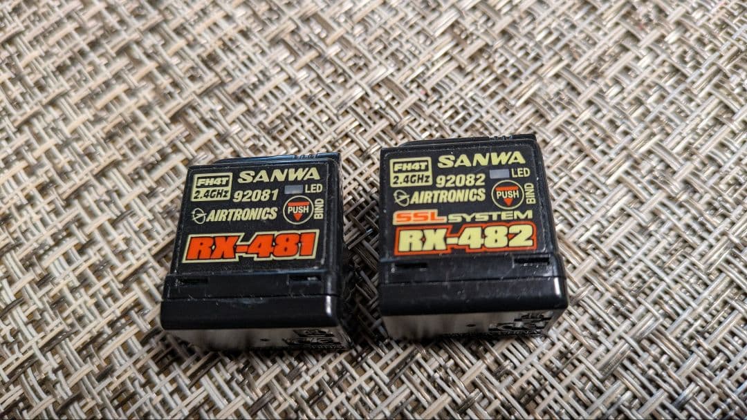 SANWAサンワ受信機 RX-481 RX-482 2.4GHz 受信機セット