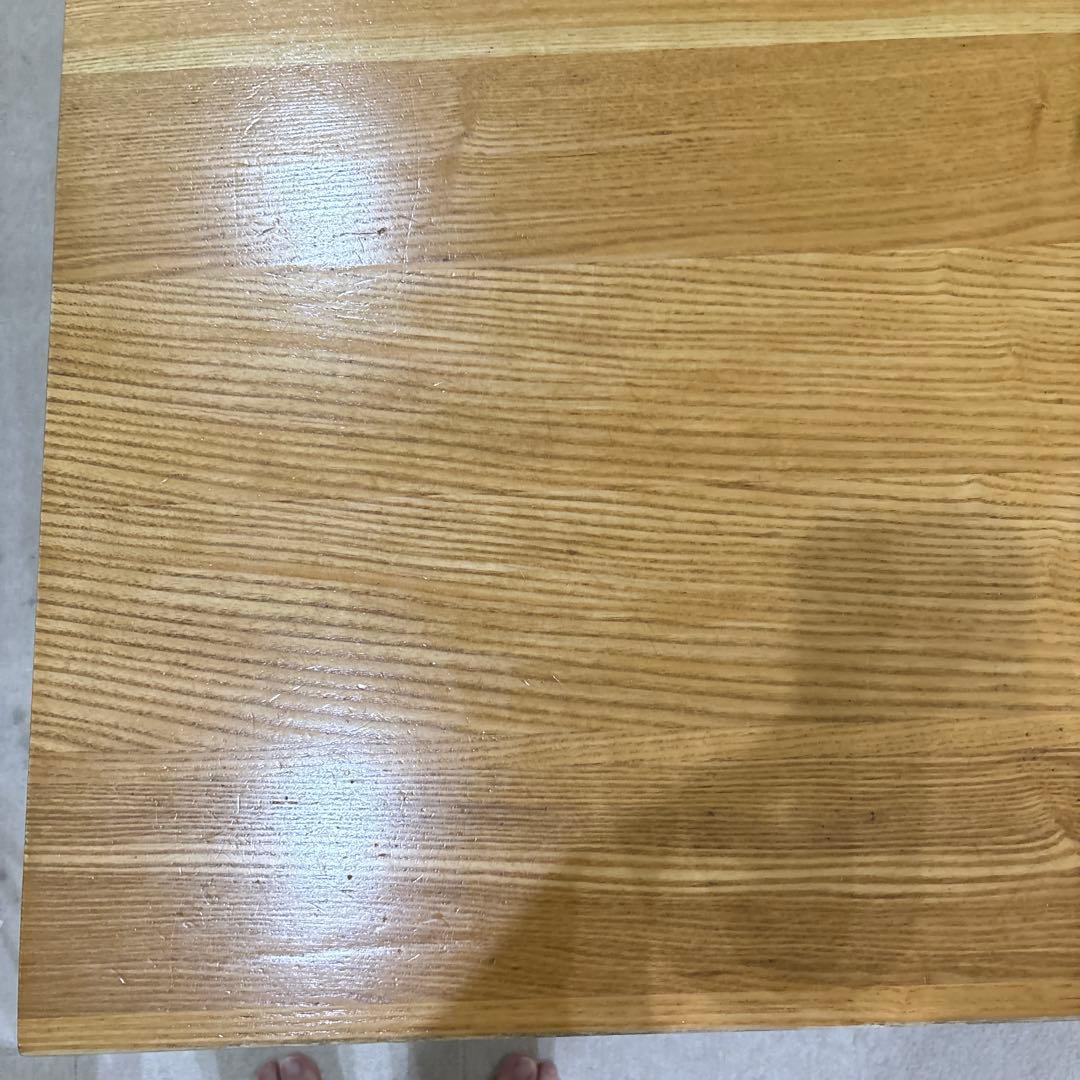 無印良品 MUJI タモ材 ナチュラルウッド 長方形ダイニングテーブル