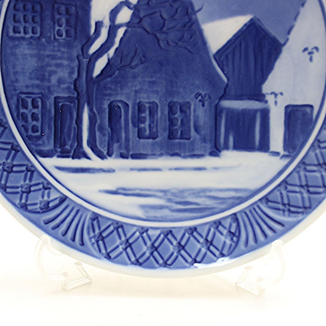 1921年 「街角の古い家々」 イヤープレート ロイヤルコペンハーゲン