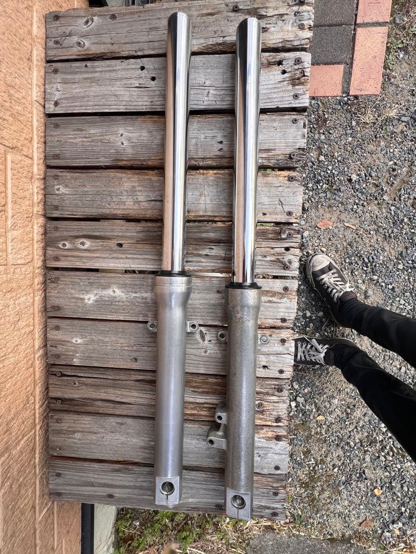 エストレヤRS フロントフォーク O/H済み