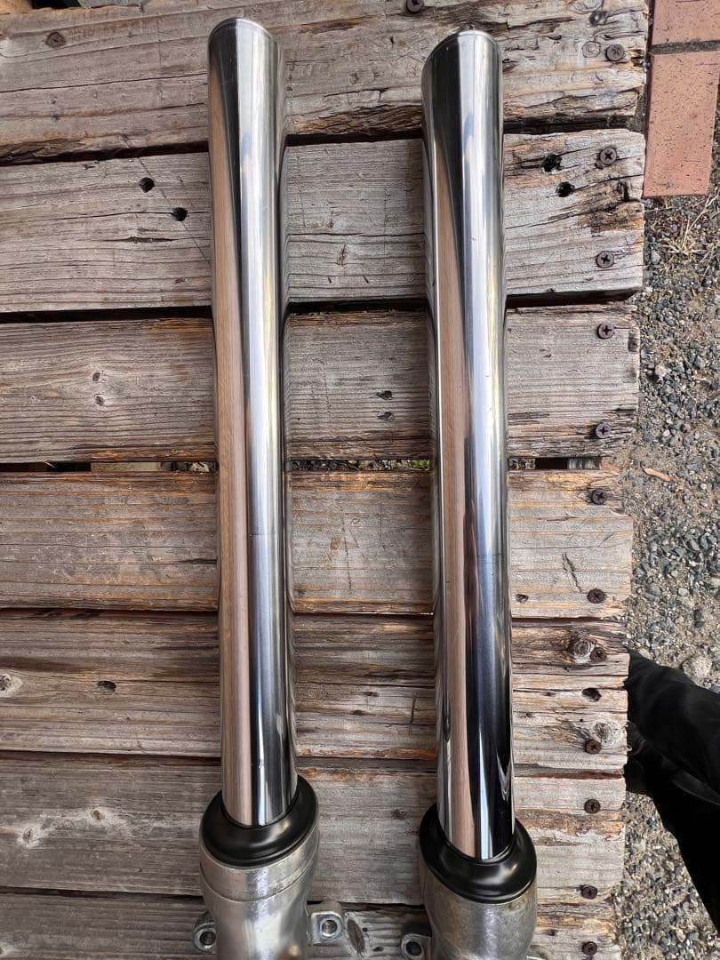 エストレヤRS フロントフォーク O/H済み