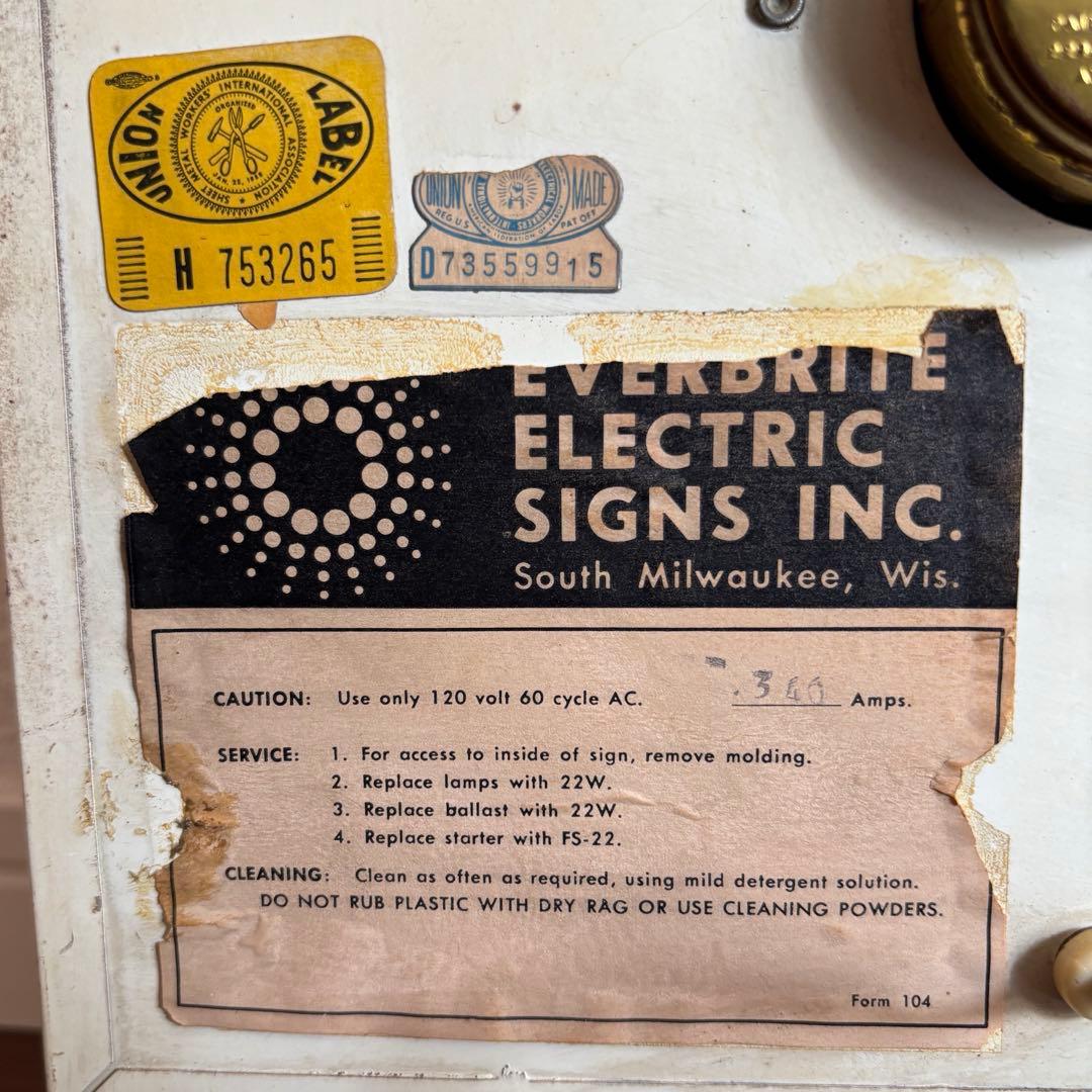 超激レア【7UP・セブンアップ】動くライトヴィンテージ看板