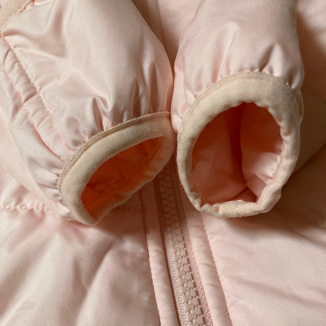 The North Face フード付きジャンプスーツ ピンク