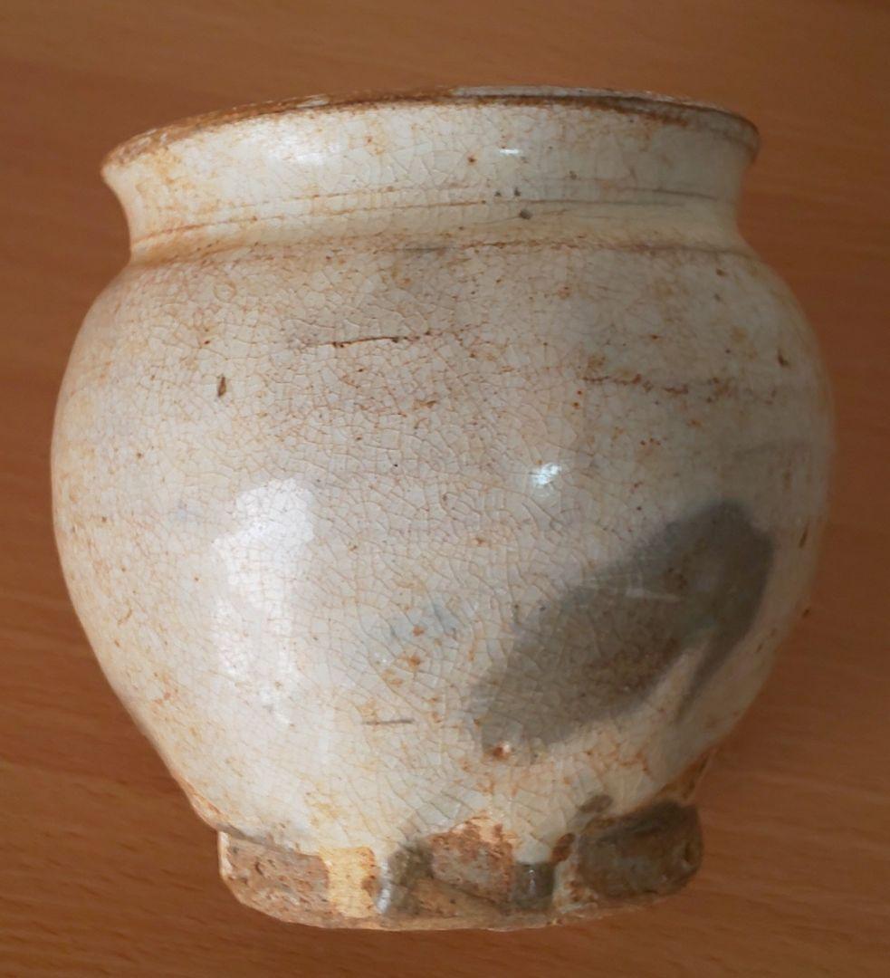 朝鮮王朝時代 李朝時代 会寧斑釉壺 小壺