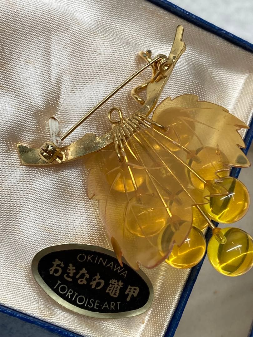 未使用品 本鼈甲 白甲 本珊瑚 赤珊瑚 本真珠 925 ブローチ ネックレス