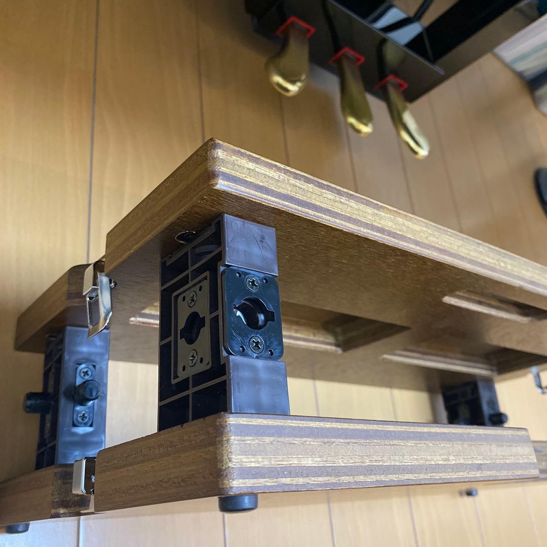 【吉澤 】ピアノ アシストスツール ASS-V ウォルナットピアノ補助台 美品✨