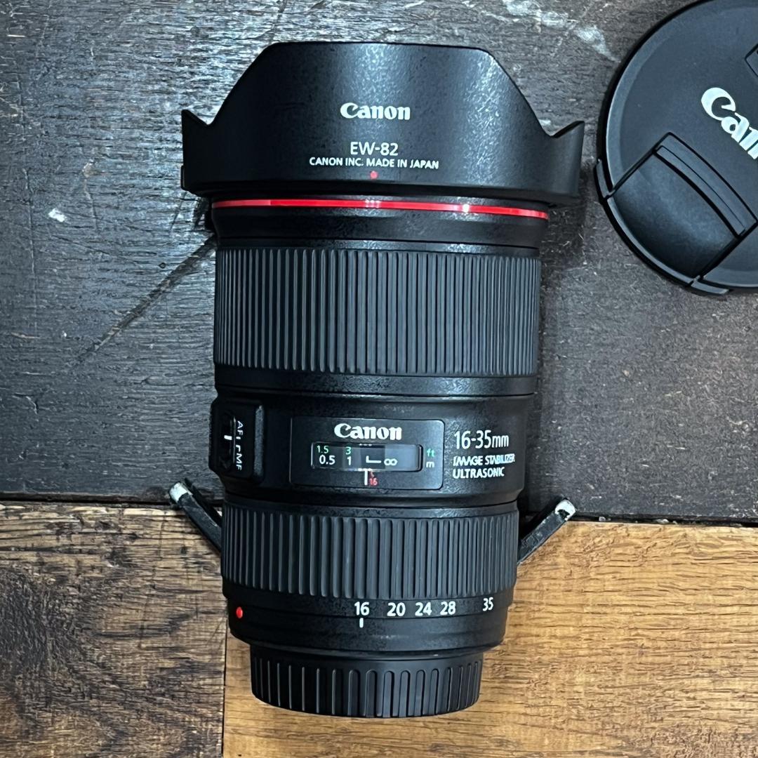 レンズ(ズーム) Canon EF16-35mm f/4 L IS USM +KenkoPRO1D