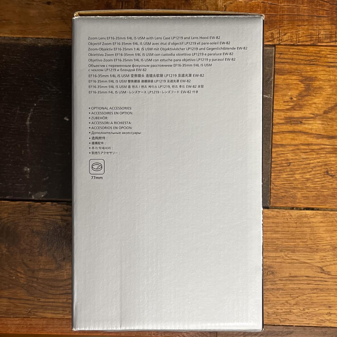 レンズ(ズーム) Canon EF16-35mm f/4 L IS USM +KenkoPRO1D