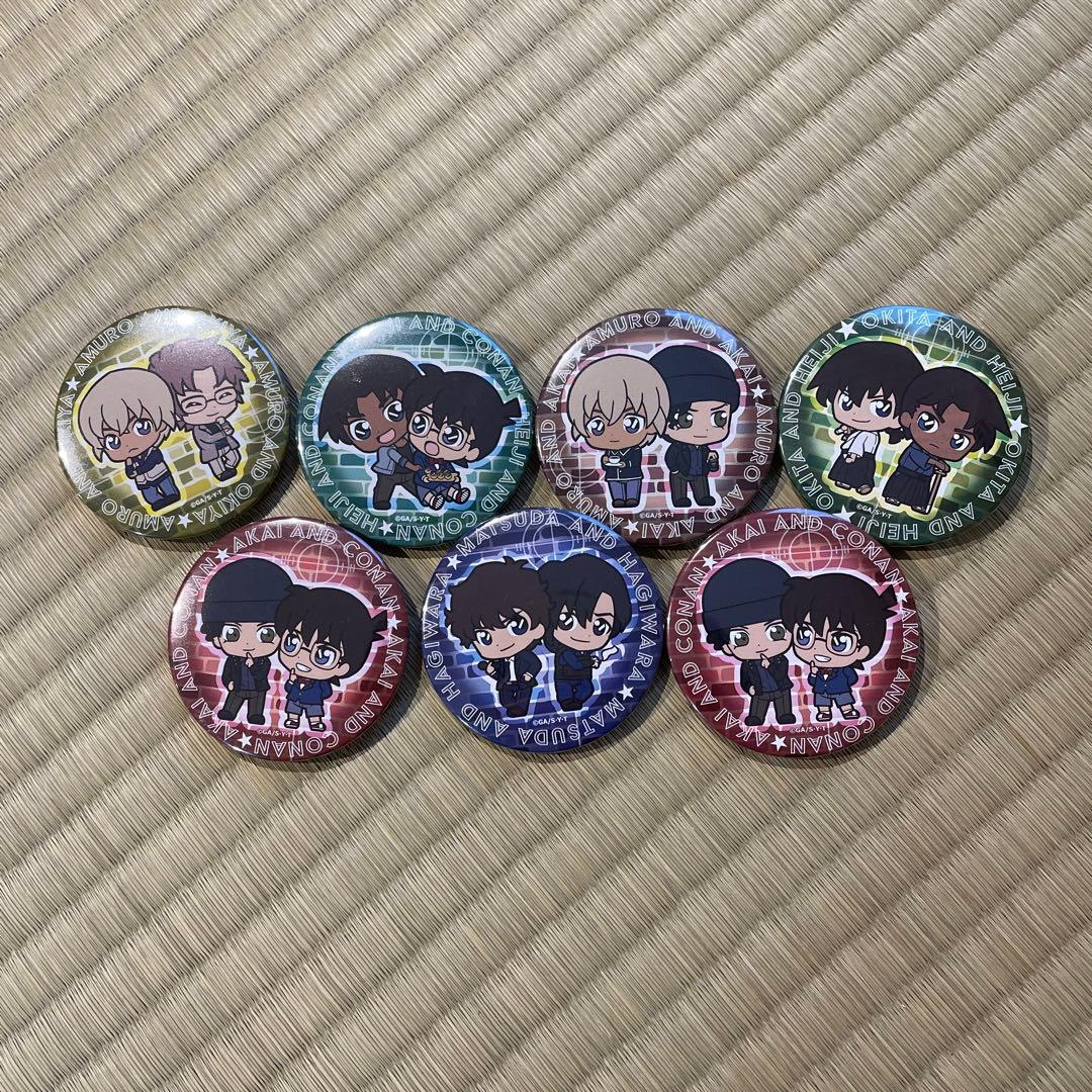 【大特価！！激レア！】名探偵コナン キャラクター缶バッジ 7個セット