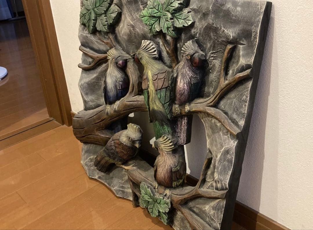 大量まとめ売り　インドネシア精密彫刻　木彫り他多数