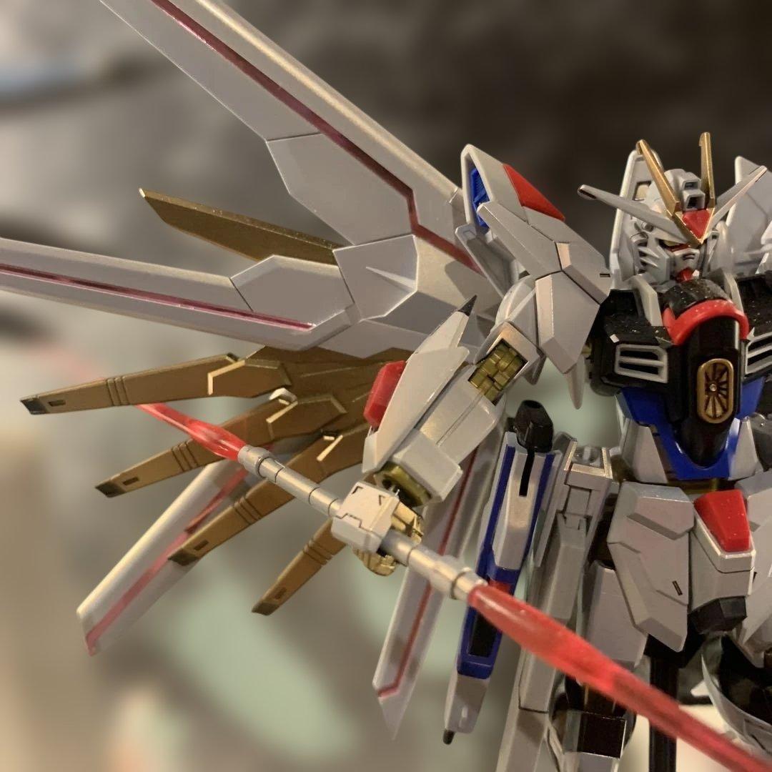 HG マイティーストライクフリーダム　塗装完成品