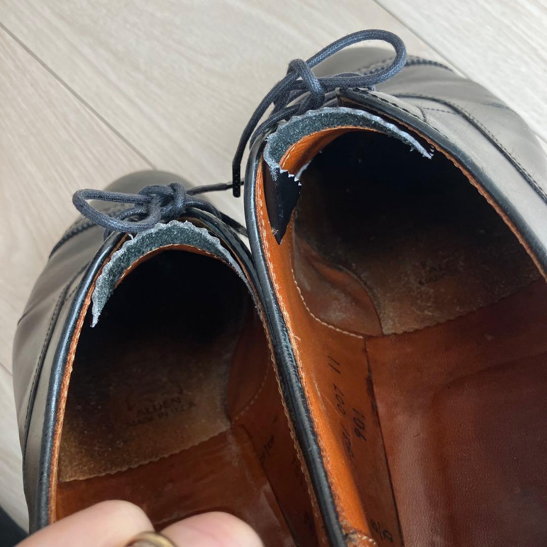 Alden オールデン　901　ブラックカーフスキン　US9/27.0cm