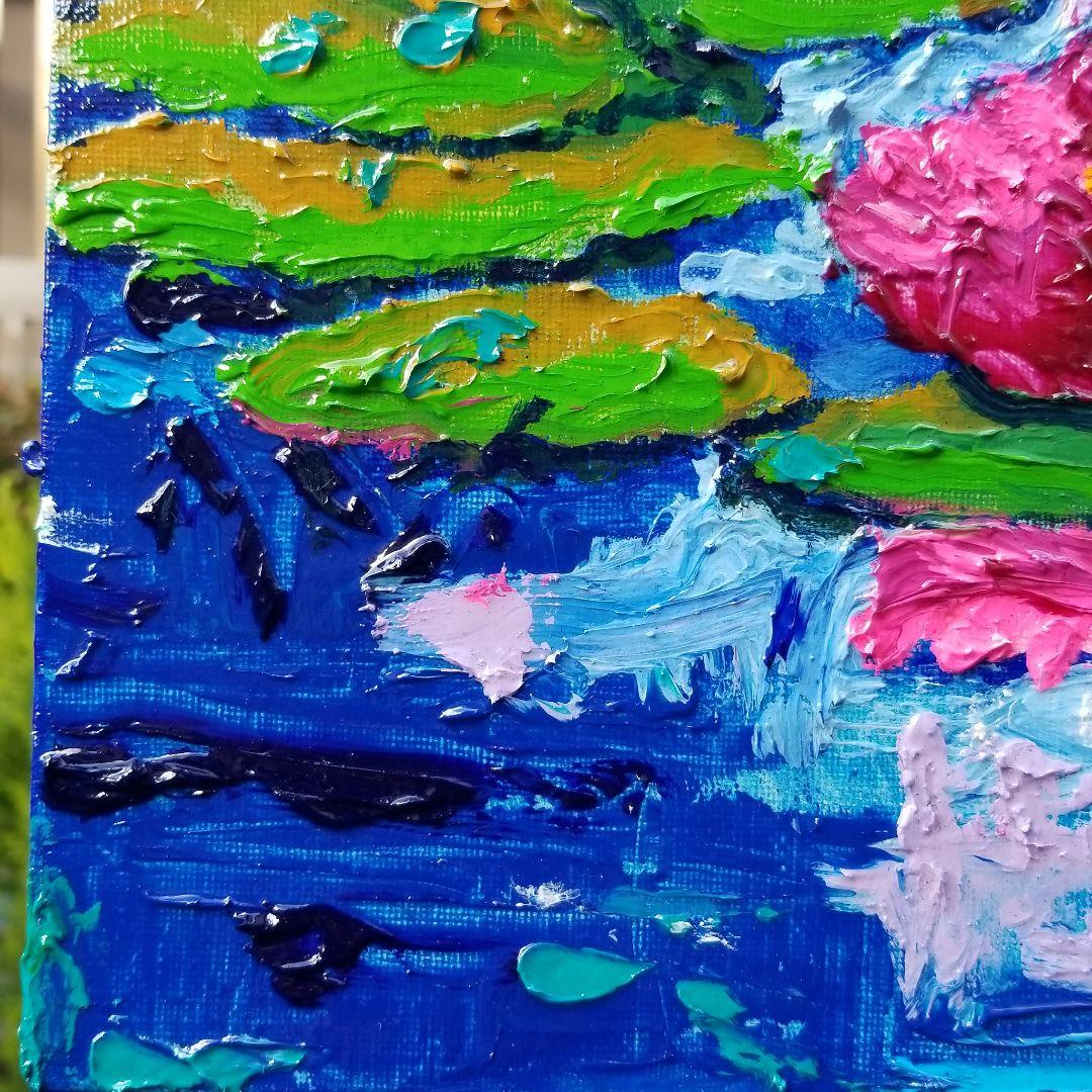 油絵　 専用　睡蓮　抽象画