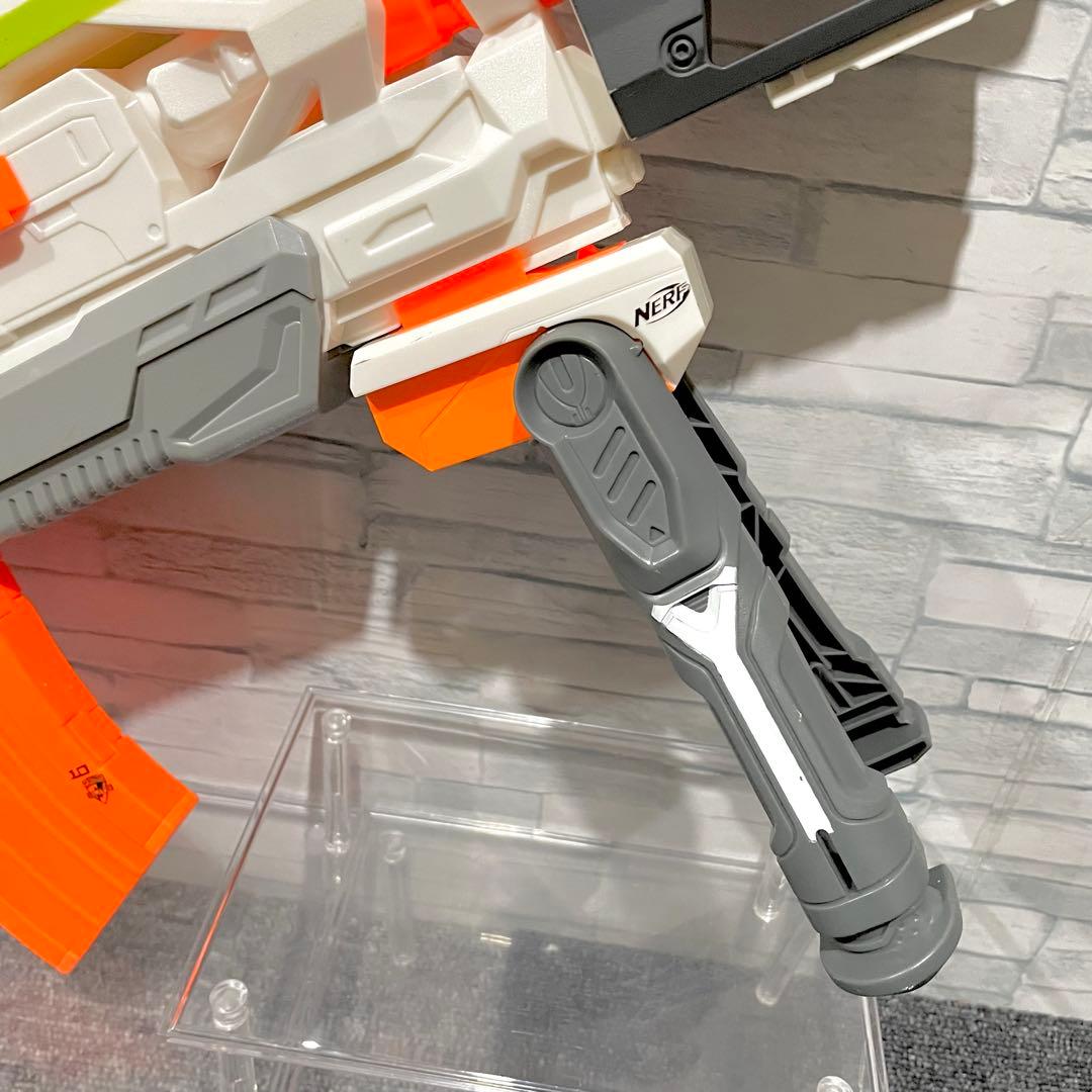 ナーフ 電動とコッキングの2台セットです‼︎ 通常弾、メガ弾、ロケット弾発射可能‼︎