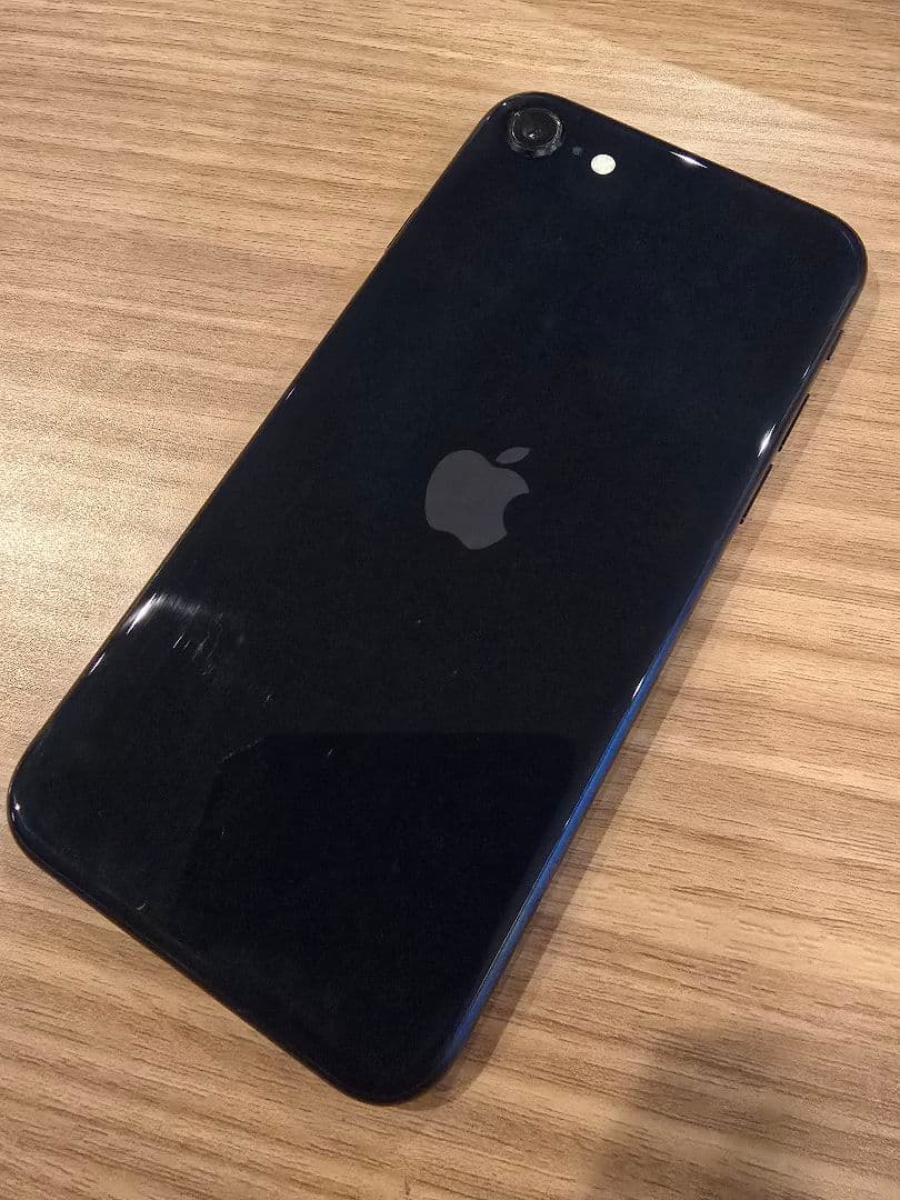 【整備済み品】iPhoneSE3 ミッドナイト 64gb バッテリー100%