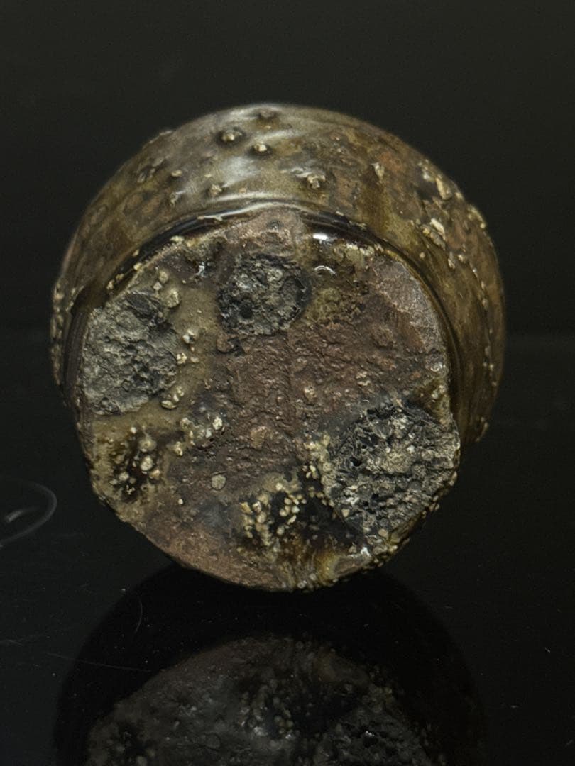 江戸初期 朝鮮唐津 小振 花入 花瓶 徳利 朝鮮民芸