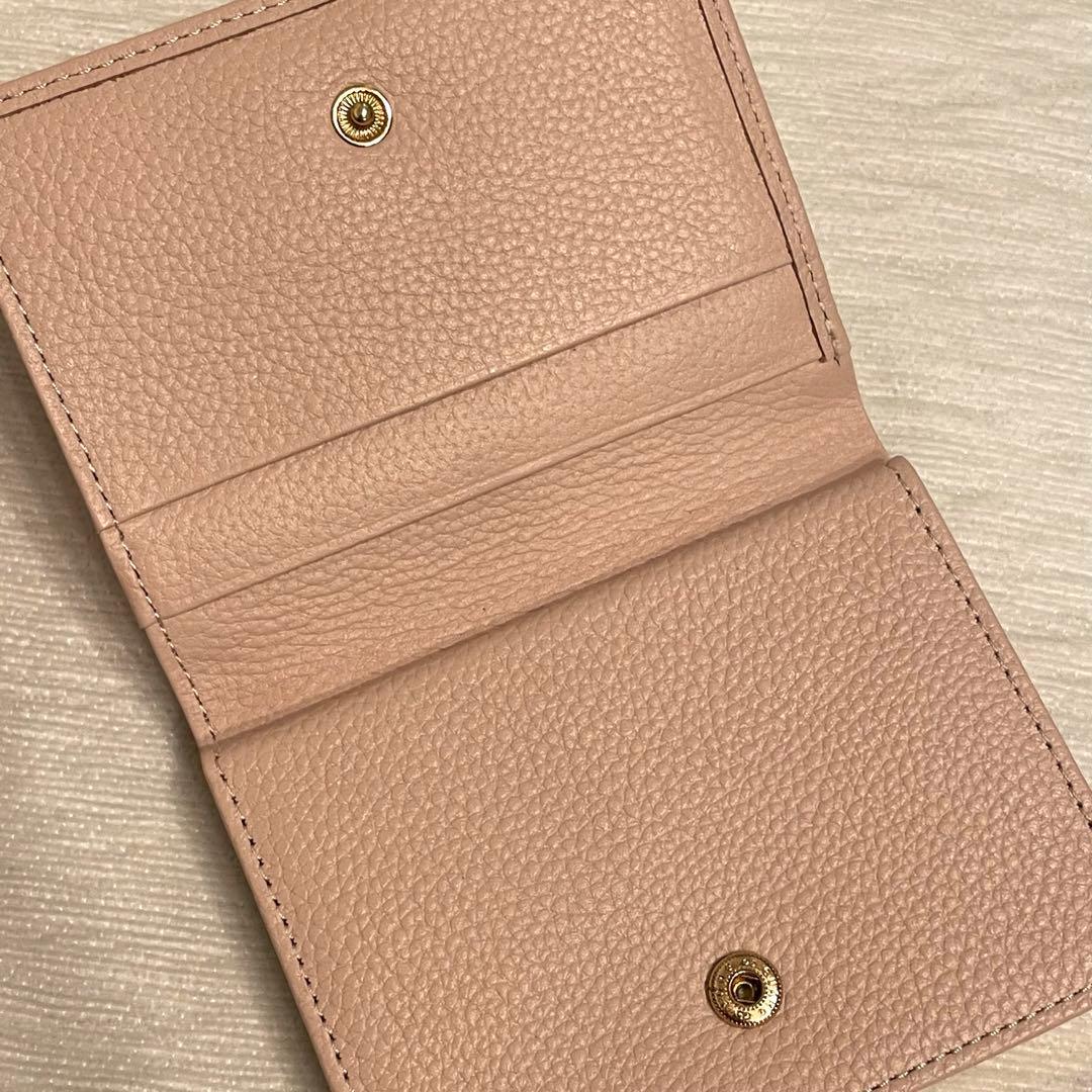 L*様 【新品未使用】皇居　財布　がま口　ピンクベージュ　薄ピンク