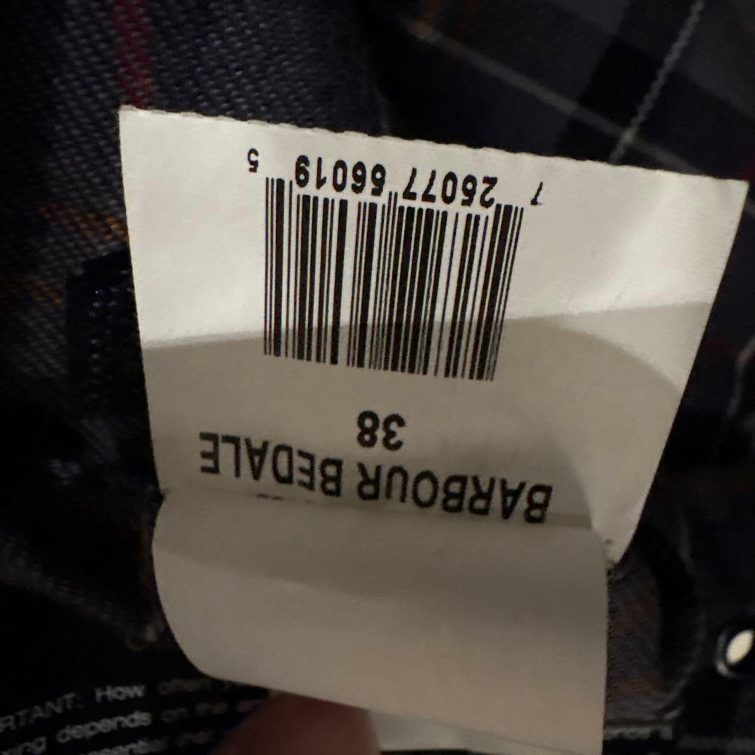 24年製 バブアー ビデイル 38 ブラック オイルドジャケット