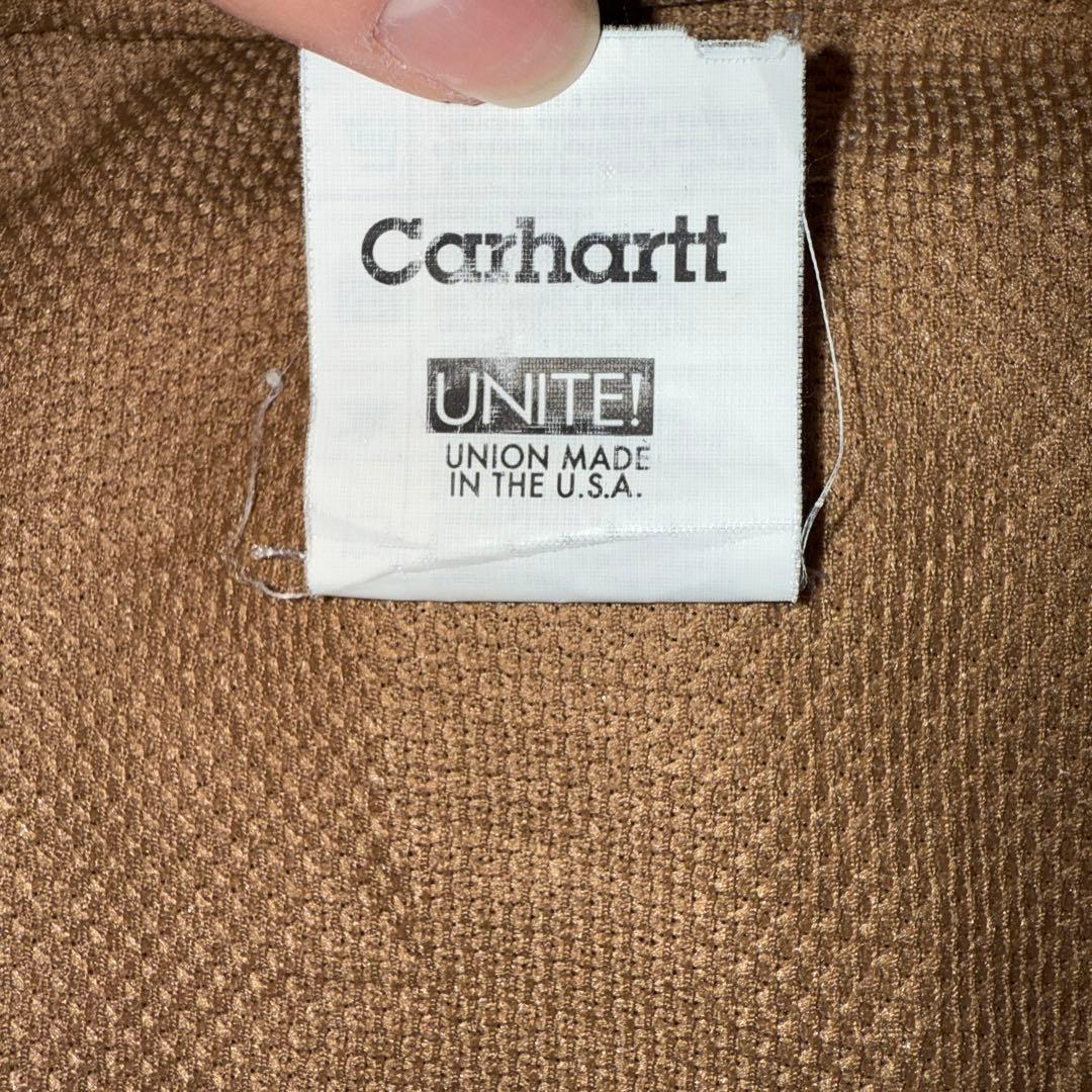 U.S.A製 Carhartt フード付きジャケット ブラウン
