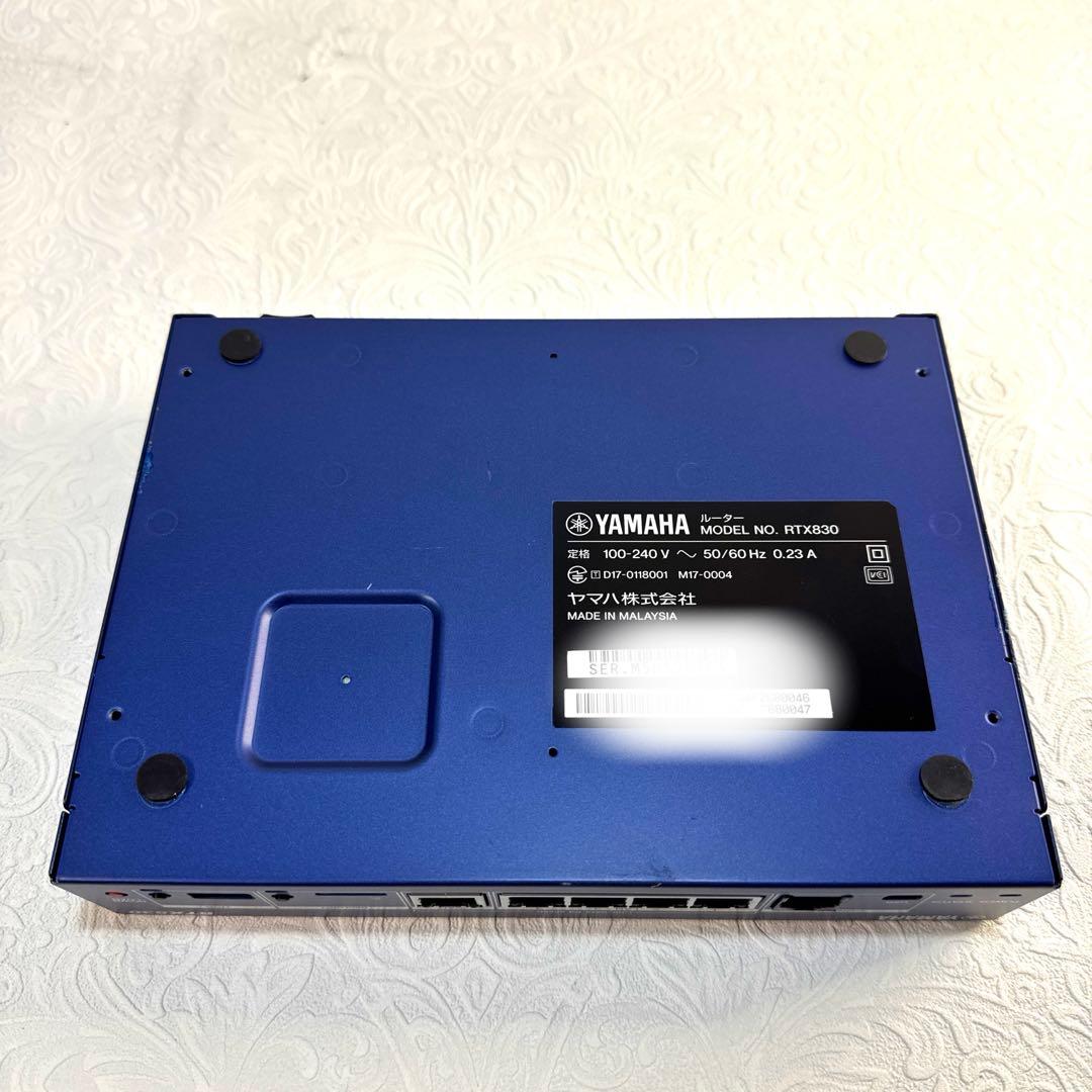YAMAHA RTX830 ギガアクセス VPN ルーター 動作品　m1